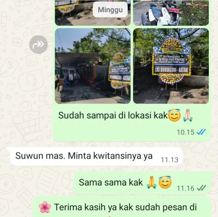 Pengiriman Papan Bunga Duka Jatireja Compreng