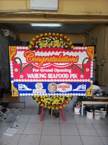 Papan Bunga Ucapan Selamat Jatireja Compreng