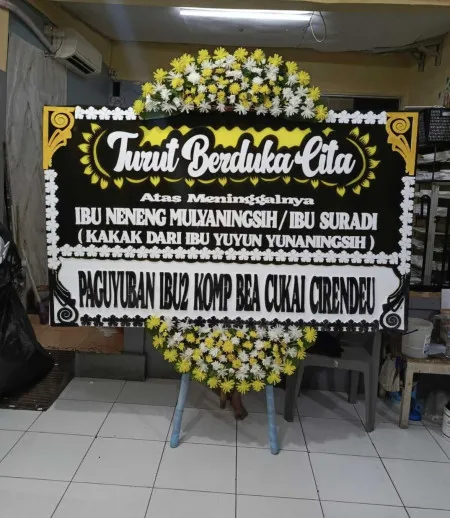 Papan Bunga Duka Jatireja Compreng